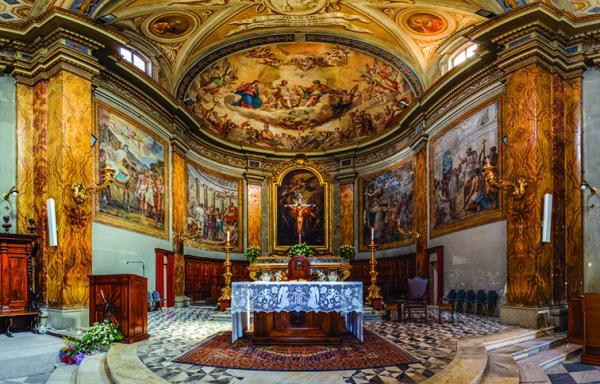 altare del duomo di San Lorenzo a Tivoli